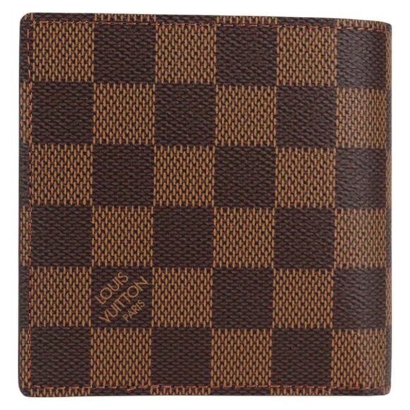 LOUIS VUITTON Damier Ebene Portefeuille Marco Bifold Wallet - Picture 1 of 14